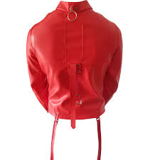 MFMYEE BDSM Bondage Leather Erotic Lingerie Straitjacket Adult Toy Products  Porn Cosplay(Red) (M) : Amazon.ca: Health & Personal Care