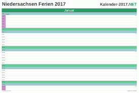 Maybe you would like to learn more about one of these? Ferien Niedersachsen 2017 Ferienkalender Ubersicht