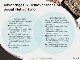 Social media platforms like facebook, instagram, twitter and more are giving people a chance to so, in this essay on social media, we will see the advantages and disadvantages of social media. Top 5 Advantages And Disadvantages Of Social Media What Is Thier Policy