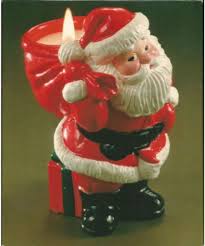 Avon Ho Ho Glow 1982 Vintage Ceramic Santa Christmas Candle Holder Avon Vintage Christmas Candles Christmas Candle Holders Christmas Candles