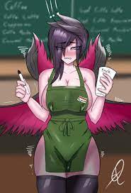 !!! 1girls big breasts embarrassed huge breasts iced latte with breast  milk lactating lactation lactation through clothes league of legends meme  milking morgana purple eyes purple hair pussy juice