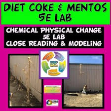 Students Love Diet Coke And Mentos Most Have Seen It On The Internet And Some Have Even Placed Mentos In Diet Coke B Physical Change Physics Chemical Changes