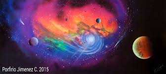 You can create a galaxy in just 30 minutes, no art training required! Galaxy Spray Paint Art Porfiriojimenez Me