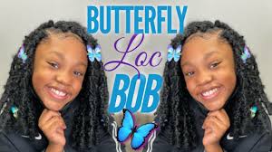 Walk into your select hair outlets or order an array of hair extensions. Quick Kids Butterfly Loc Crochet Bob No Wrapping Janet Collection Nala Tress 3x Butterfly Locs Youtube
