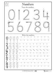 1st Grade Kindergarten Math Worksheets Trace The Numbers Greatkids Kindergarten Math Math Math Lessons