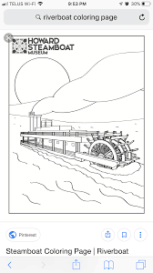 Color online with this game to color vehicles coloring pages and you will be able to share and to create your own gallery online. Pin By Susan Ramsey On Paddle Wheel Boat Ideas River Boat Paddle Wheel Coloring Pages