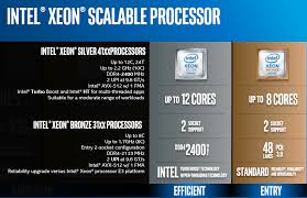 Xeon Skylake Sp Skus Sizing Up Servers Intels Skylake Sp