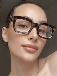 Katie leopárd mintás divat szemüveg