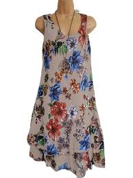 Plus Size Women Summer Beach Dress V Neck Tunic Dress Loose Casual Sleeveless Strap Boho Sundress S In 2020 Casual Dresses For Women Boho Sundress Beach Dresses Summer