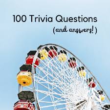 The most important decision you'll ever make in your life. 100 Fun Trivia And Quiz Questions With Answers Hobbylark