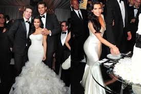 Newly married kim kardashian shared two stunning photos from her wedding to kanye west, revealing her full length wedding gown. Three Times A Bride Kim Kardashian S Weddings Compared