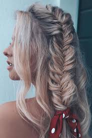 And if you are fascinated by these trendy braid hairstyles now, take each of these braids to the opposite side and secure them with a bobby pin as shown in the picture. Best Half Up Half Down Hairstyles For Everyday To Special Occasion