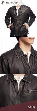 Lucky Brand Dean Men Leather Jacket Nwt 525 Leather Jacket Lucky Brand Leather Jacket Men