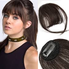 Wispy bangs are a great style trend right now because they aren't overdone or extreme. Hmd Clip In Bangs 100 Human Hair Wispy Bangs Fringe For Women Clip On Air Bangs With Temples Hairpiece Natural Flat Mini Hair Bangs One Clip In Hair Extension For Daily Wear Buy Online