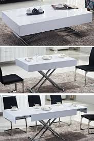 11 Tables Basses Relevables Pour Optimiser L Espace Du Salon Table Basse Transformable Table Basse Relevable Table Basse