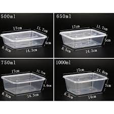 Solia creates disposable plastic sectioned trays, plastic salad bowls, plastic cups, plastic jars and more, that are 100 % reusable and recyclable. 1000ml Microwave Disposable Plastic Food Container Rectangular Plastic Food Containers Shopee Philippines