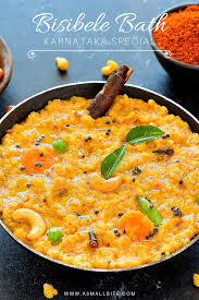 Bisibelebath Recipe Indian Rice Recipes Indian Cooking Recipes