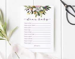 Telling them how proud you are of them Dear Baby Cards Wishes For Baby Wishes For Baby Printable Wishes Fo Bliss Paper Boutique