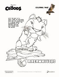 The Croods Coloring Pages Macawnivore The Croods Coloring Pages Coloring Sheets Coloring Pages For Kids