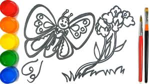 Kumpulan gambar sketsa kupu kupu. Mewarnai Cara Menggambar Kupu Kupu