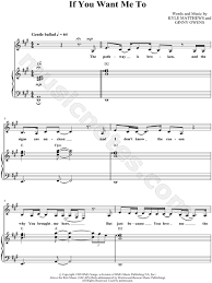 Ginny Owens If You Want Me To Sheet Music In A Major Transposable Download Print Sheet Music Music Music Albums