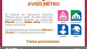 Se tiene previsto la reubicación de canal de riego que. Cierre De Estaciones Merced Y Bellas Artes