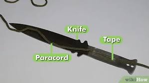 Place the paracord along one side of the handle. 3 Ways To Wrap Paracord Around A Knife Handle Wikihow
