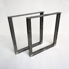 Steel Table Legs U Shape 2x2 Diy Table Legs Diy Table Legs Steel Table Legs Metal Table Legs