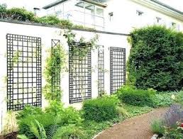 A garden trellis can provide a beautiful lush screen to provide privacy or hide mechanical equipment like a/c units and pool pumps. Modern Trellis Design For Beautiful Garden Luxury Modern Metal Trellis Metal Trellis For Wall Modern Metal T Backyard Trellis Metal Garden Trellis Wall Trellis