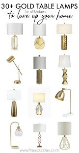 30 Gold Table Lamps To Luxe Up Your Home This Is Our Bliss Gold Table Lamp Table Lamps For Bedroom Table Lamps Living Room