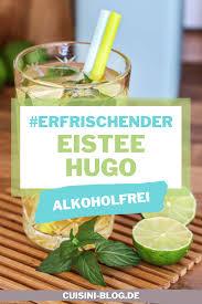 Eistee Hugo Selber Machen Sommer Getrank Rezepte Alkoholfrei Mit Minze Und Holunder Hugo Alkoholfrei Alkoholfrei Alkohol