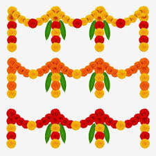 Toran Marigold Decorative Garland Marigold Merigold Garland Png And Vector With Transparent Background For Free Download In 2020 Garland Decor Flower Decorations Watercolor Flower Illustration