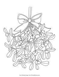 670 x 820 file type: Mistletoe Coloring Page Free Printable Pdf From Primarygames