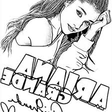 Nice ariana grande coloring pages given cheap article. Fabulous Ariana Grande Coloring Pages To Print Image Ideas Color Free Madalenoformaryland
