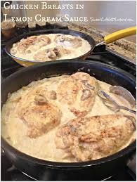 Chicken Breasts In Lemon Cream Sauce Cooking Diy Food Recipes Recipes