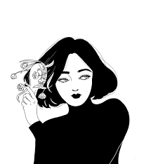 Aesthetic Anime Collage Black And White Annamachtart Art Art Girl Collage Art