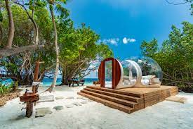 Or for an epic adventure, follow the call of the mountains east to the sierra nevada's lake tahoe and yosemite national park. Amilla Maldives Creates Bubble Tent Island Glamping Experience