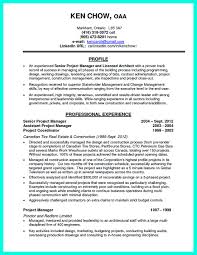 construction project manager resume