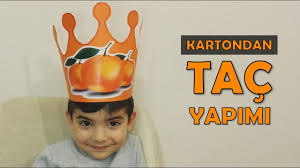 Kartondan Tac Yapimi Yerli Mali Haftasi Taci Nasil Yapilir Tac Malta Keceli Kalemler