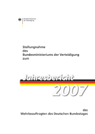 Maybe you would like to learn more about one of these? Stellungnahme Des Ministeriums Zum Jahresbericht Bundeswehr