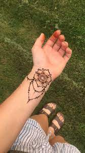 The various application processes used are incredibly interesting and allow an artist to stain your skin temporarily, generally a couple of days or weeks depending on. Wrist Henna Tattoo Henna Tattoo Wrist Wrist Henna Henna Tattoo Designs