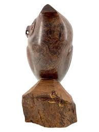 Sold at Auction: Signed Epigmenio Lopez Mexican Ironwood Owl