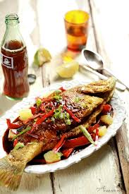 Teringin nak makan ikan bawal masak masam manis tapi malas nak keluar untuk ke restoran? Ikan Siakap Bersos Hitam Masam Manis Resep Masakan Malaysia Resep Masakan Indonesia Makanan Dan Minuman