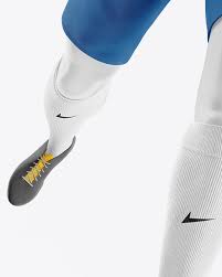 Download Soccer Team Kit Mockup With Mannequin Front View In Apparel Mockups On Yellow Images Object Mockups