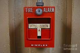 Station shall be activated by pushing in and then simply pulling down on. Simplex Fire Alarm Pull Station At 223 Walnut Street Photograph By Ben Schumin