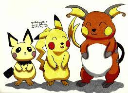 Pichu, pikachu and raichu electrify. Pichu Pikachu Raichu Pokemon By Yoshithefox On Deviantart