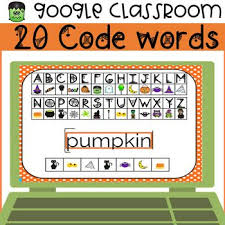 Customers that buy this bundle will pay for and receive only the products not already in their account. Halloween Secret Code Words For Google Classroom Decoding Words Spelling Word Games Printable Writing Prompts