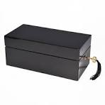 Black Piano Lacquer Custom Luxury Wooden Perfume Bottle Box ...