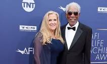 Morgan Freeman is seen with partner Lori McCreary at Denzel ...