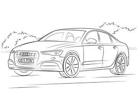 V6 3.0 tdi (286 cp / 600 nm) box: Audi A6 Coloring Page Coloring Pages Audi Audi A6